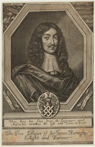 Sir James Harrington, baronet autorstwa William Faithorne