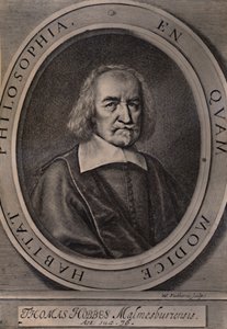 Thomas Hobbes, angielski filozof, c1668 1894