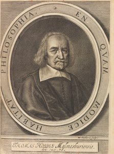 Portret Thomasa Hobbesa 1588-1679, 1642. autorstwa William Faithorne the Elder