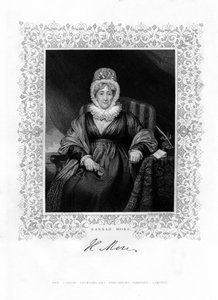 Hannah More, angielska pisarka religijna i filantropka, XIX wiek.
