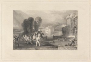 Mannering, Hazlewood i przemytnicy autorstwa William Finden