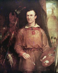 George Catlin (1798-1872) 1849 (olej na płótnie) autorstwa William Fisk