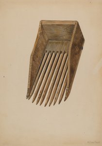 Łyżka do zbioru żurawiny, ok. 1900 r. 1942.