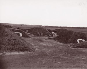 Fort Darling, James River, 1865 . autorstwa William Frank Browne.