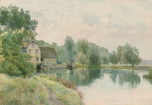 Houghton Mill nad rzeką Ouse, 1914