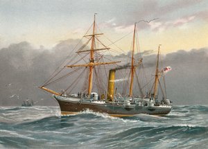 HMS Nimfa (Rozbiórka) autorstwa William Frederick Mitchell