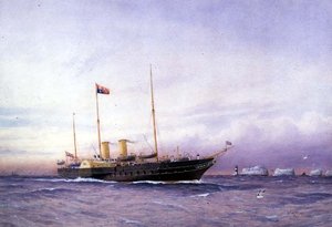 H.M. Jacht Osborne autorstwa William Frederick Mitchell