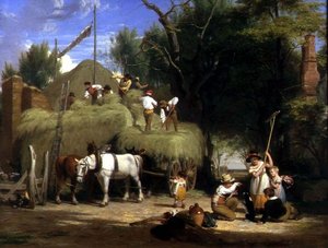 Układanie siana autorstwa William Frederick Witherington