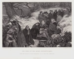 Niebezpieczeństwo królowej Henrietty Marii (rycina)