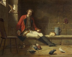 Więzień i jego goście autorstwa William Frederick Yeames