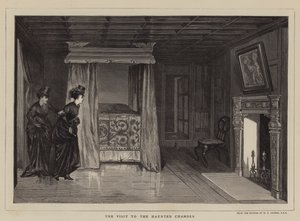 Wizyta w Nawiedzonej Komnacie autorstwa William Frederick Yeames