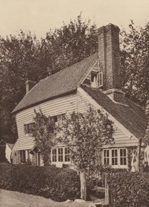 W Mayfield, Sussex (zdjęcie czarno-białe) autorstwa William Galsworthy Davie