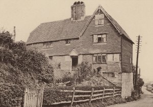 W Mayfield, Sussex (zdjęcie czarno-białe) autorstwa William Galsworthy Davie