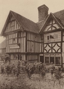 W Sedlescombe, Sussex (zdjęcie czarno-białe) autorstwa William Galsworthy Davie
