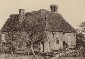 W Smallbridge, Horsmonden, Kent (zdjęcie czarno-białe) autorstwa William Galsworthy Davie