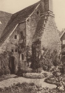 W Tillington, niedaleko Petworth, West Sussex (zdjęcie czarno-białe) autorstwa William Galsworthy Davie