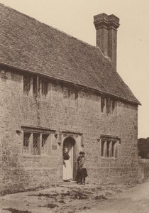Bean Lodge, New Grove Lane, niedaleko Petworth, Sussex (zdjęcie czarno-białe) autorstwa William Galsworthy Davie