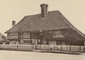 Bell Farm House, Harrietsham, Kent (zdjęcie czarno-białe) autorstwa William Galsworthy Davie