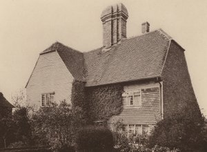 Collins Farm, Sissinghurst, Kent (zdjęcie czarno-białe)