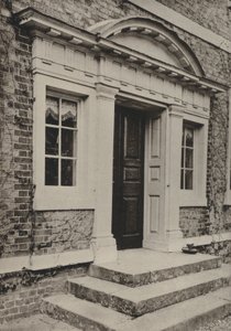 Doorway, The Broad, Hellingly, Sussex (zdjęcie czarno-białe) autorstwa William Galsworthy Davie