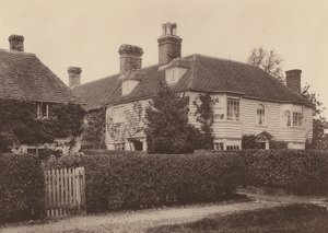 Market Cross House, Hawkhurst, Kent (zdjęcie czarno-białe) autorstwa William Galsworthy Davie