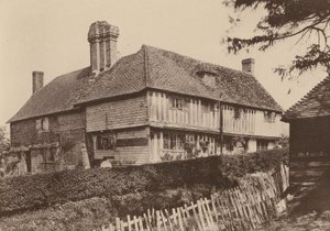 Smugley Farm, Goudhurst, Kent (zdjęcie czarno-białe) autorstwa William Galsworthy Davie