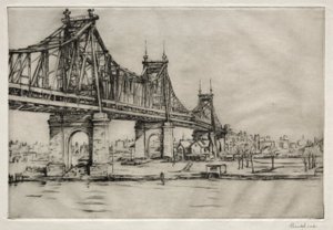 Most Queensboro, Nowy Jork autorstwa William George Reindel
