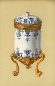 Miska toaletowa St Cloud z mocowaniem Ormolu (kolor lito) autorstwa William Gibb