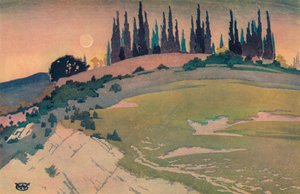 Przejście półksiężyca, Umbria, c1913, 1928