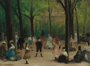 Ogród Luksemburski autorstwa William Glackens