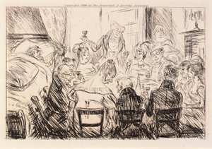 Nie było słychać nic poza brzękiem talerzy i widelców autorstwa William Glackens