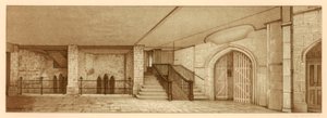 Obszar pod Chamberlains Court, Guildhall, City of London, 1886.