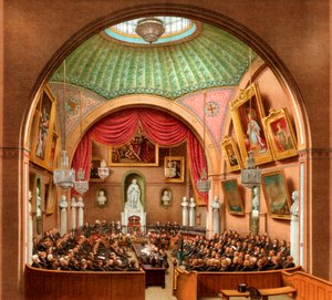 Izba Rady, Guildhall, City of London, 1886.