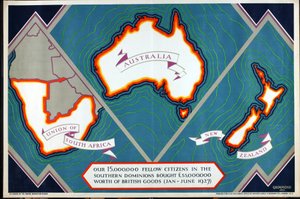 Związek Południowej Afryki, Australii, Nowej Zelandii, z cyklu „Dokąd zmierza nasz eksport” autorstwa William Grimmond