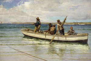 Holowanie w połowu, 1884