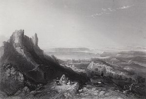 Jezioro Tyberiadzkie (grawerowanie) autorstwa William H. Bartlett