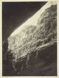 Kanon Kanab Wash, rzeka Kolorado, patrząc na południe, 1872.
