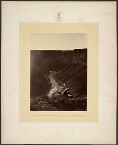 Grand Cañon rzeki Kolorado, ujście Kanab Wash, patrząc na zachód autorstwa William H. Bell