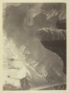 Patrząc na południe do Grand Cañon, rzeka Kolorado, skrzyżowanie Sheavwitz autorstwa William H. Bell