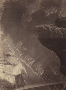 Patrząc na południe do Grand Canon, Colorado River, Sheavwitz Crossing, 1872. autorstwa William H. Bell