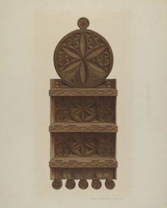 Pa. Niemiecki stojak na łyżki, ok. 1900 r. 1942.