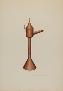 Lampa na olej z wieloryba 1938.