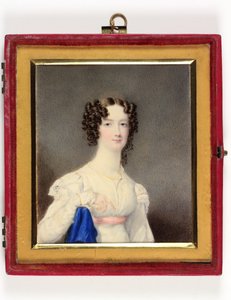 Młoda dama nazywana córką 4. księcia Portland (emalia) autorstwa William H. Patten