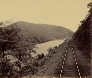 W Lehigh Gap. autorstwa William H. Rau