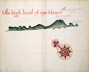 Wysoki ląd Cape Blanco autorstwa William Hack
