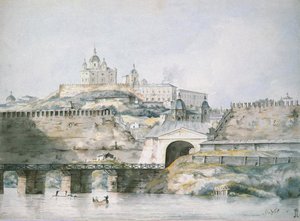 Widok miasta Smoleńsk, 1787 autorstwa William Hadfield
