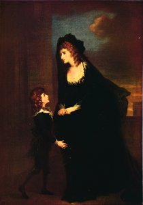 Pani Siddons i jej syn w tragedii Izabeli, 1784