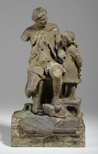 Makieta dla Joshua Reynolds z dzieckiem (plastelina)