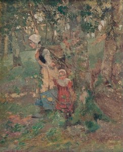 Skraj lasu, c1916 autorstwa William Hanna Clarke