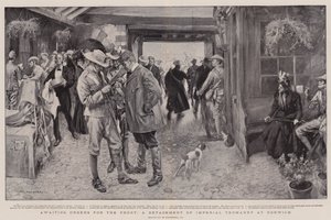 Oczekiwanie na rozkazy dla frontu, oddział Imperial Yeomanry w Norwich
